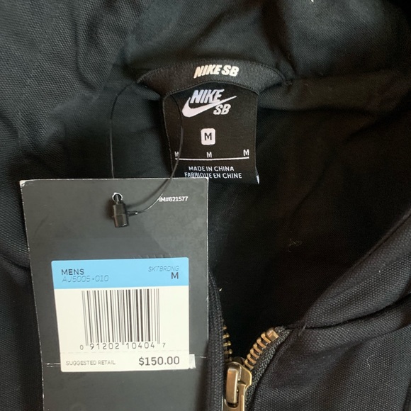 New Men’s Nike SB Dual Zipper Jacket W/ Pockets - Picture 8 of 8